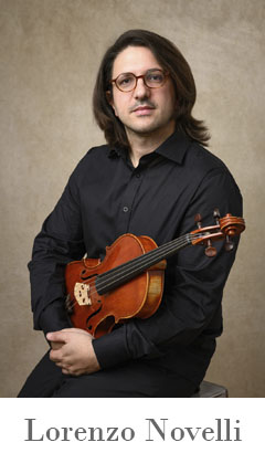 CV di Lorenzo Novelli - viola